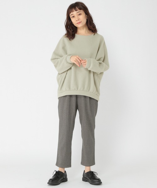 studio CLIP（スタディオクリップ）の「あったかふわふわカットプルオーバー（Tシャツ/カットソー・レディース・グレー/モカ/ライトグリーン/オフホワイト・FREE）」の13枚目の写真