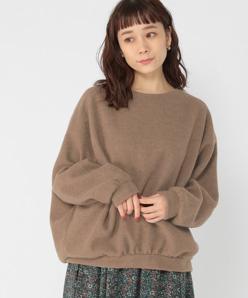 studio CLIP（スタディオクリップ）の「あったかふわふわカットプルオーバー（Tシャツ/カットソー・レディース・グレー/モカ/ライトグリーン/オフホワイト・FREE）」の11枚目の写真