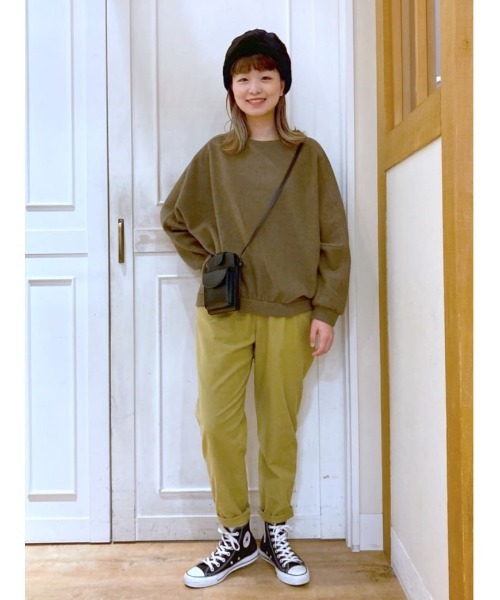 studio CLIP（スタディオクリップ）の「あったかふわふわカットプルオーバー（Tシャツ/カットソー・レディース・グレー/モカ/ライトグリーン/オフホワイト・FREE）」の7枚目の写真