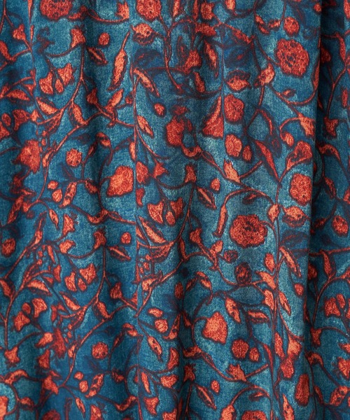 BEARDSLEY（ビアズリー）の「袖のギャザーもアクセントに《FRIPIER》プリントマキシワンピース（ワンピース・レディース・グリーン・FREE）」の10枚目の写真