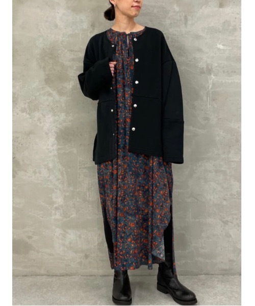 BEARDSLEY（ビアズリー）の「袖のギャザーもアクセントに《FRIPIER》プリントマキシワンピース（ワンピース・レディース・グリーン・FREE）」の17枚目の写真