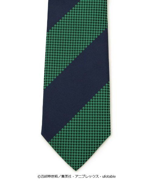 Perfect Suit FActory（パーフェクトスーツファクトリー）の「鬼滅の刃　コラボネクタイ炭治郎（ネクタイ・メンズ・ネイビー・FREE）」の7枚目の写真