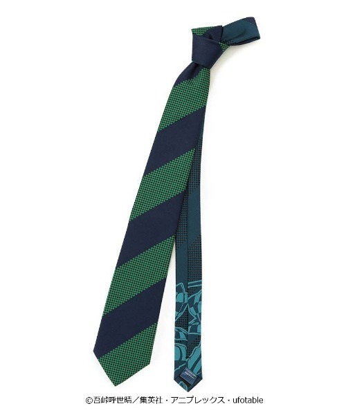 Perfect Suit FActory（パーフェクトスーツファクトリー）の「鬼滅の刃　コラボネクタイ炭治郎（ネクタイ・メンズ・ネイビー・FREE）」の6枚目の写真