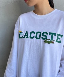 [LACOSTE/ラコステ] ロゴプリントロングスリーブＴシャツ