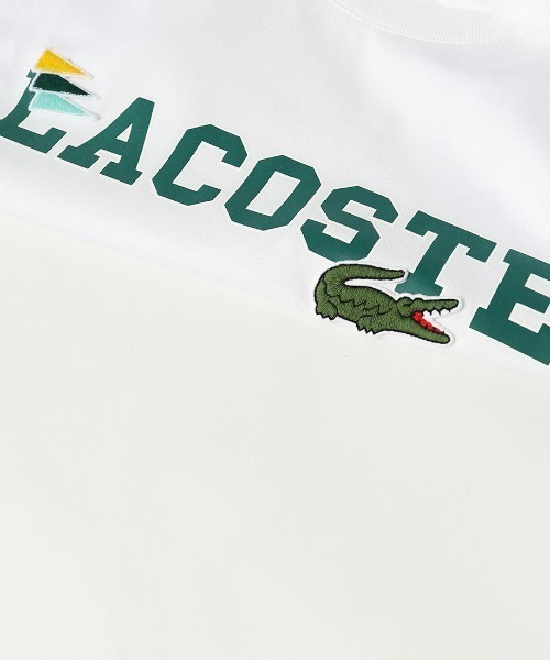 ラコステ　刺繍ロゴ　ボーダー　プリントロゴ　半袖　Tシャツ　古着　LACOSTE LACOSTE ラコステ Tシャツ TH9749 メンズ オーセンティック
