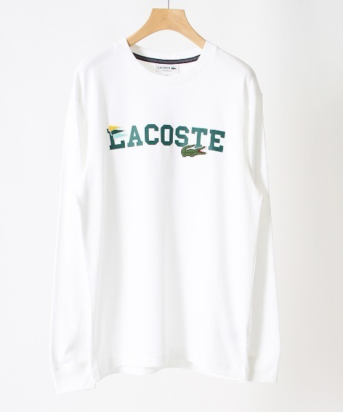 ラコステ LACOSTE ロゴロングTシャツ カットソー LACOSTE/ラコステ] ロゴプリントロングスリーブTシャツ（Tシャツ
