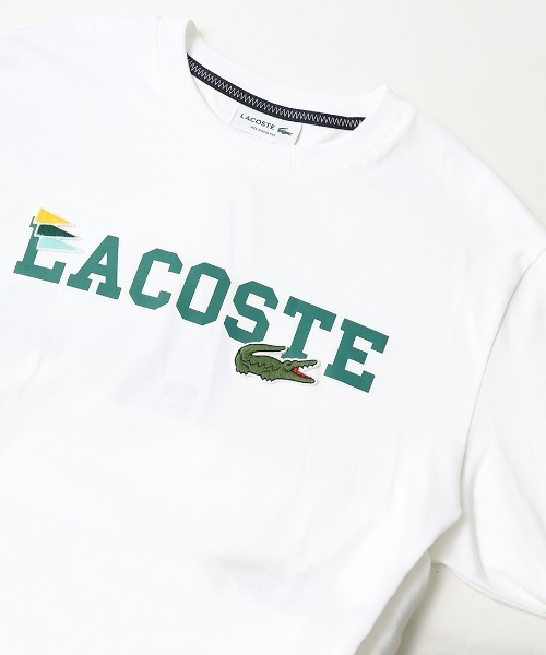 LACOSTE（ラコステ）の「[LACOSTE/ラコステ] ロゴプリントロングスリーブＴシャツ（Tシャツ/カットソー・レディース・ホワイト・4/3）」の4枚目の写真