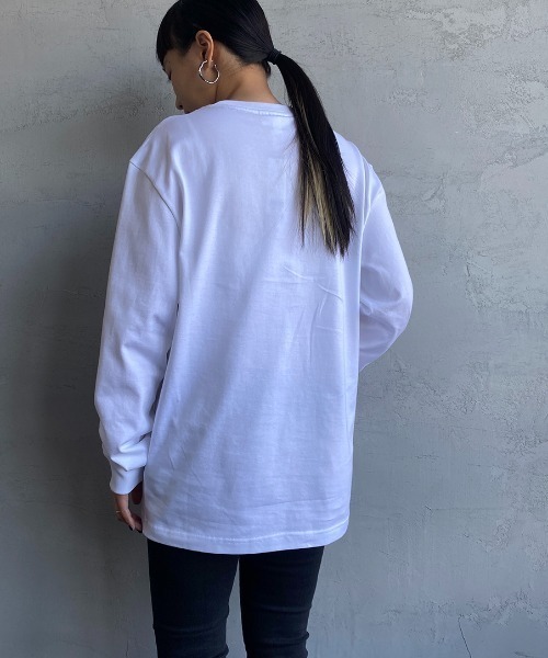 LACOSTE/ラコステ] ロゴプリントロングスリーブTシャツ（Tシャツ