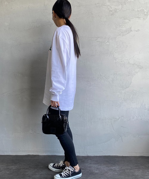 LACOSTE（ラコステ）の「[LACOSTE/ラコステ] ロゴプリントロングスリーブＴシャツ（Tシャツ/カットソー・レディース・ホワイト・4/3）」の14枚目の写真