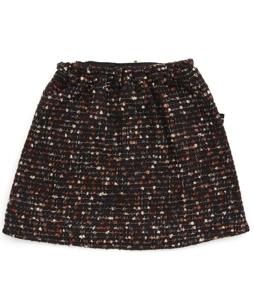 algy（アルジー）の「前ポケットツイードスカート（スカート・キッズ・ブラック/ブラウン/サックスブルー・XX-SMALL/X-SMALL/MEDIUM/SMALL）」の6枚目の写真