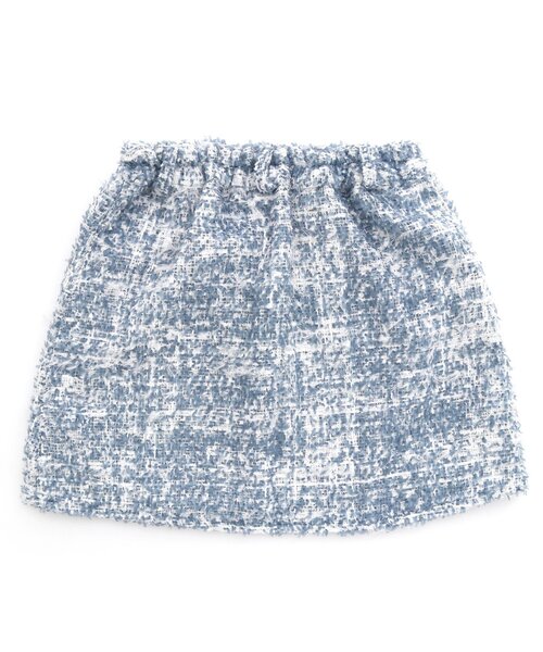 algy（アルジー）の「前ポケットツイードスカート（スカート・キッズ・ブラック/ブラウン/サックスブルー・XX-SMALL/X-SMALL/MEDIUM/SMALL）」の9枚目の写真