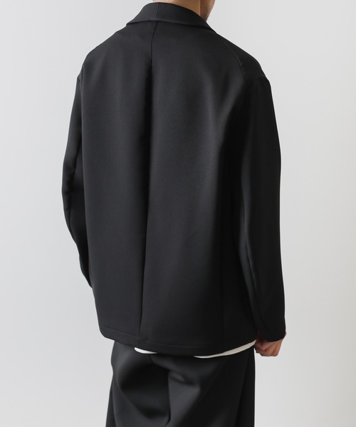 ATTACHMENT（アタッチメント）の「PEトリプルクロス ショールカラージャケット / PE TRIPLE CLOTH  SHAWL COLLAR JACKET（テーラードジャケット・メンズ・ブラック/オフホワイト・1/2/3）」の20枚目の写真
