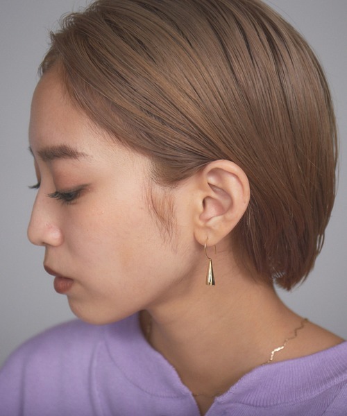 NOMINE(ノミネ)の「プリズムフープピアス(ピアス(両耳用)・レディース・シルバー/ゴールド・フリー)」の9枚目の写真