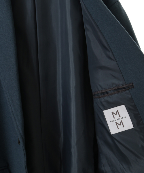 MEN'S MELROSE（メンズメルローズ）の「ジャージーメルトンチェスターコート（チェスターコート・メンズ・グレイッシュベージュ/ブルー/ブラウン/ネイビー・2/3/4）」の20枚目の写真