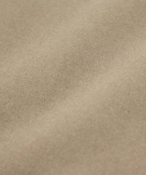 MEN'S MELROSE（メンズメルローズ）の「ジャージーメルトンチェスターコート（チェスターコート・メンズ・グレイッシュベージュ/ブルー/ブラウン/ネイビー・2/3/4）」の14枚目の写真