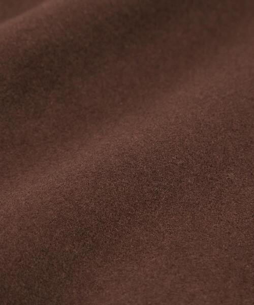 MEN'S MELROSE（メンズメルローズ）の「ジャージーメルトンチェスターコート（チェスターコート・メンズ・グレイッシュベージュ/ブルー/ブラウン/ネイビー・2/3/4）」の13枚目の写真