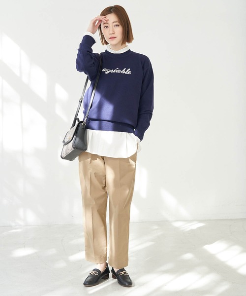 ROPE' PICNIC（ロペピクニック）の「チノパンツ（チノパンツ・レディース・キャメル/ネイビー・36/38/40）」の11枚目の写真