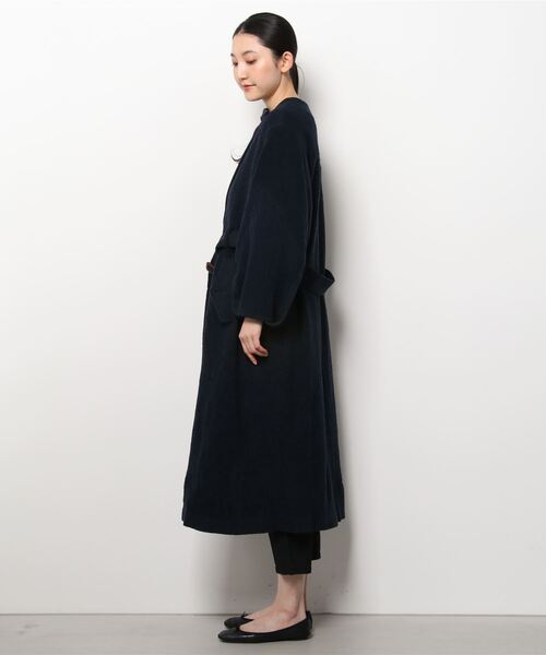 bedsidedrama(ベットサイドドラマ)の「【SAMVA】スリーブコラージュコート(チェスターコート・レディース・ネイビー・1/2)」の7枚目の写真