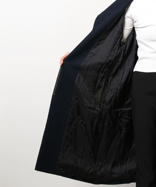 bedsidedrama(ベットサイドドラマ)の「【SAMVA】スリーブコラージュコート(チェスターコート・レディース・ネイビー・1/2)」の11枚目の写真