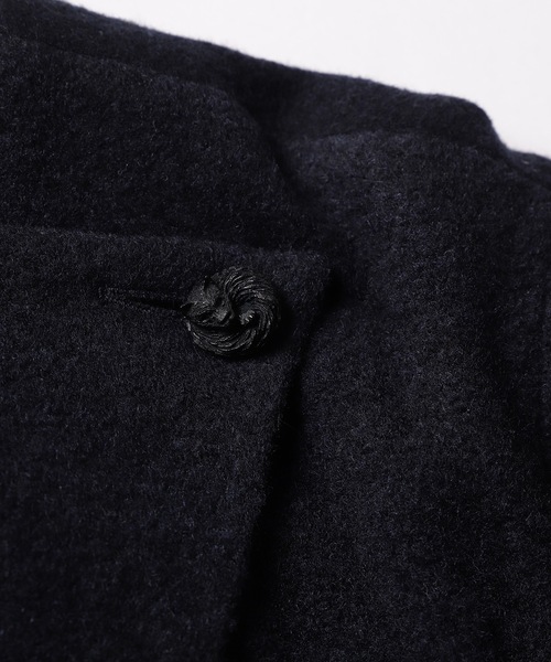 bedsidedrama(ベットサイドドラマ)の「【SAMVA】スリーブコラージュコート(チェスターコート・レディース・ネイビー・1/2)」の2枚目の写真