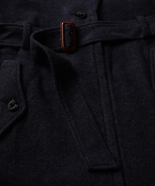 bedsidedrama(ベットサイドドラマ)の「【SAMVA】スリーブコラージュコート(チェスターコート・レディース・ネイビー・1/2)」の6枚目の写真