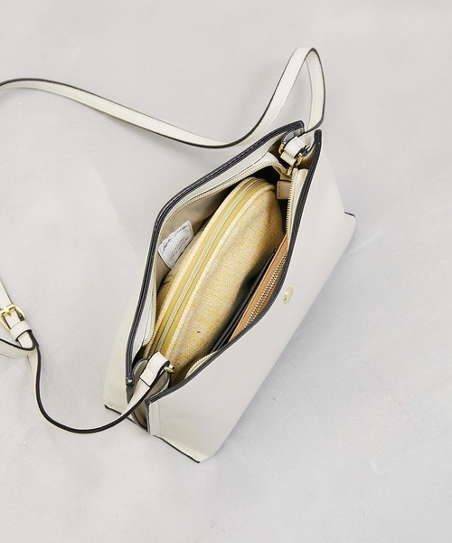 Legato Largo(レガートラルゴ)の「【Legato Largo/レガートラルゴ】かるいかばんショルダーバッグ(ショルダーバッグ・レディース・オフホワイト/ブルー/グリーン系その他/キャメル/ピンク系その他2/ラベンダー・FREE)」の20枚目の写真