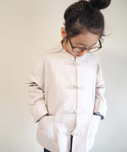 CIAOPANIC TYPY(チャオパニックティピー)の「■【KIDS】ツイルカンフージャケット(その他アウター・キッズ・ベージュ/カーキ・SMALL/MEDIUM/LARGE/X-LARGE/XX-LARGE)」の16枚目の写真