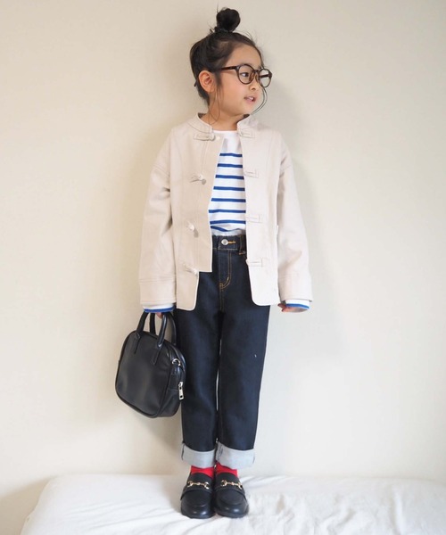 CIAOPANIC TYPY(チャオパニックティピー)の「■【KIDS】ツイルカンフージャケット(その他アウター・キッズ・ベージュ/カーキ・SMALL/MEDIUM/LARGE/X-LARGE/XX-LARGE)」の14枚目の写真