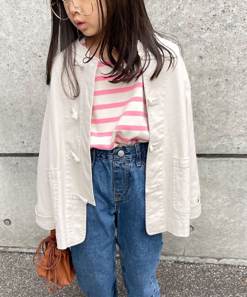 CIAOPANIC TYPY(チャオパニックティピー)の「■【KIDS】ツイルカンフージャケット(その他アウター・キッズ・ベージュ/カーキ・SMALL/MEDIUM/LARGE/X-LARGE/XX-LARGE)」の21枚目の写真