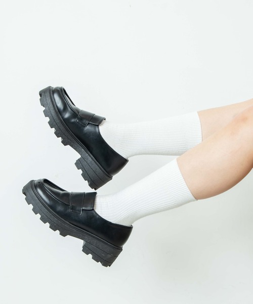 WEGO（ウィゴー）の「WEGO/スクエアローファー（ローファー・レディース・ブラック・MEDIUM/LARGE）」の16枚目の写真