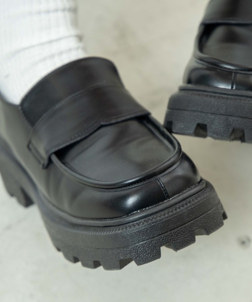 WEGO（ウィゴー）の「WEGO/スクエアローファー（ローファー・レディース・ブラック・MEDIUM/LARGE）」の15枚目の写真