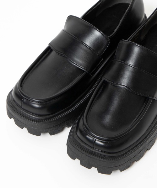 WEGO（ウィゴー）の「WEGO/スクエアローファー（ローファー・レディース・ブラック・MEDIUM/LARGE）」の13枚目の写真