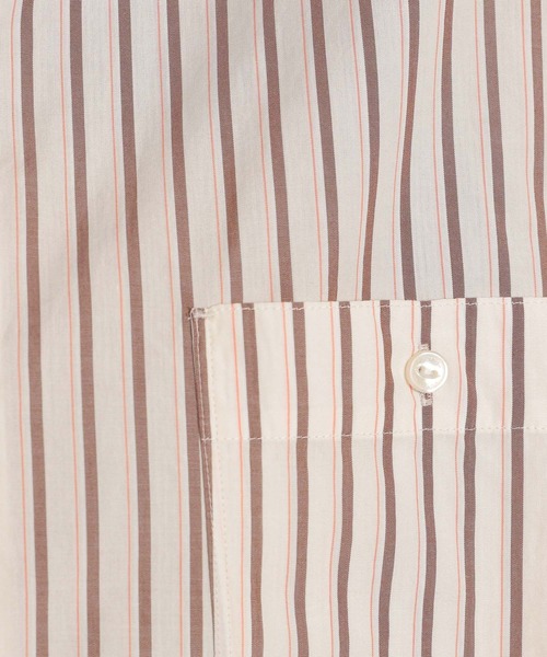 niko and...（ニコアンド）の「マーセワークスクエアバンドカラーシャツ（シャツ/ブラウス・レディース・ライトグレー/ベージュ/グリーン/ライトブルー・MEDIUM/LARGE）」の16枚目の写真