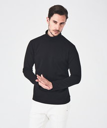 5351 POUR LES HOMMES | ポンチ 長袖 ハイネック ロング Tシャツ(Tシャツ/カットソー)