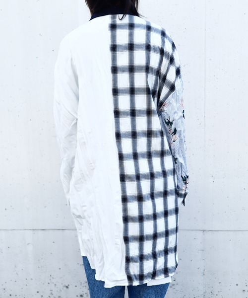 rovtski（ロフトスキー）の「SHARE ROOMS LONG ROOM SHIRT/シェアルームス オーバーサイズ ロングルームシャツ（シャツ/ブラウス・メンズ・ホワイト系その他/ブルー系その他/ホワイト系その他2/ブルー系その他2・FREE）」の19枚目の写真