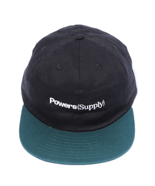 POWERS(パワーズ)の「POWERS/パワーズ NEW LOGO 6-PANEL CAP 6パネルキャップ(キャップ・メンズ・ブラック×パープル/ブラック×グリーン/ブラック×イエロー・FREE)」の3枚目の写真