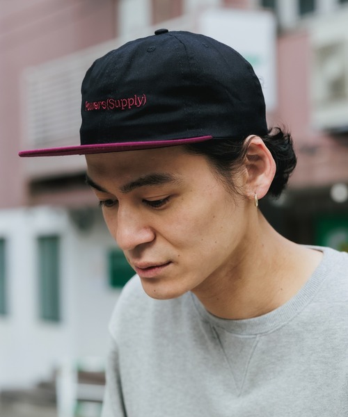 POWERS(パワーズ)の「POWERS/パワーズ NEW LOGO 6-PANEL CAP 6パネルキャップ(キャップ・メンズ・ブラック×パープル/ブラック×グリーン/ブラック×イエロー・FREE)」の11枚目の写真