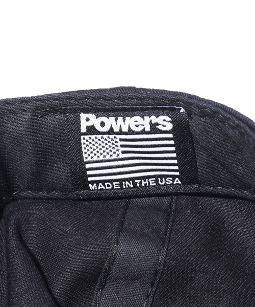 POWERS(パワーズ)の「POWERS/パワーズ NEW LOGO 6-PANEL CAP 6パネルキャップ(キャップ・メンズ・ブラック×パープル/ブラック×グリーン/ブラック×イエロー・FREE)」の22枚目の写真