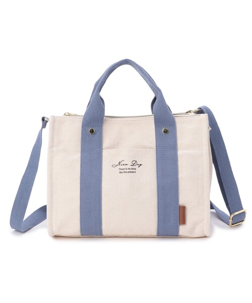 DRESKIP(ドレスキップ)の「◆キャンバスト-トバッグ(トートバッグ・レディース・ブラック/ブルー/イエロー系3・00)」の2枚目の写真