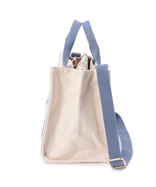 DRESKIP(ドレスキップ)の「◆キャンバスト-トバッグ(トートバッグ・レディース・ブラック/ブルー/イエロー系3・00)」の6枚目の写真