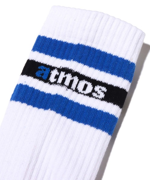 atmos pink(アトモスピンク)の「atmos OG COLOR LINE SOCKS / アトモス オージーカラー ライン ソックス(ソックス/靴下・メンズ・ブラック/レッド/オレンジ/ロイヤルブルー・26-28cm)」の22枚目の写真