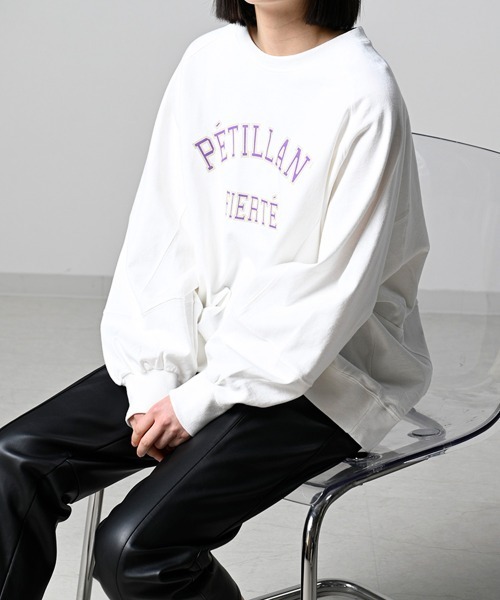 セール】【LUPILIEN】切替コクーンプルオーバー（スウェット