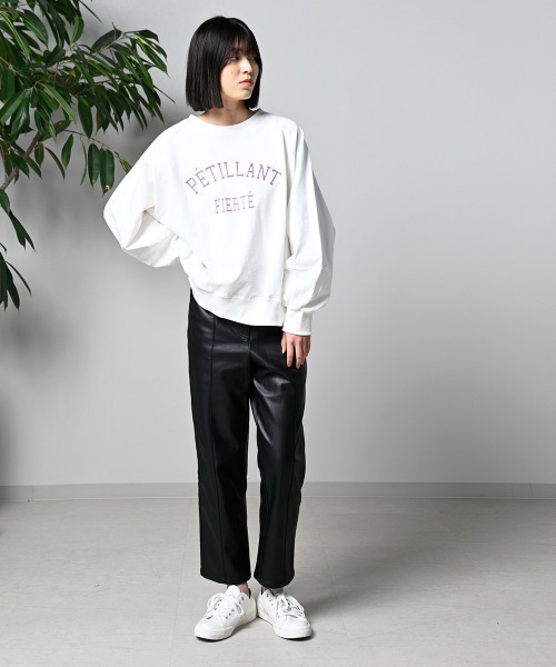 セール】【LUPILIEN】切替コクーンプルオーバー（スウェット