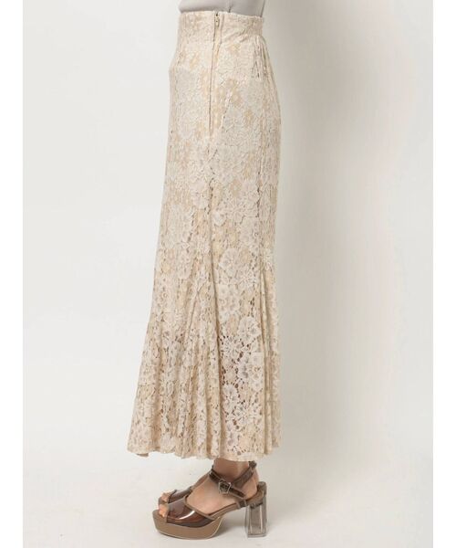 dazzlin（ダズリン）の「ハイウエストレースマーメイドスカート（スカート・レディース・オフホワイト/ベージュ/ブルー・SMALL/MEDIUM）」の21枚目の写真