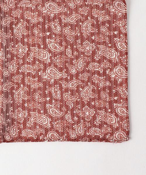 AD56（エーディーチンクワンタセイ）の「＜AD56＞シルク フレスコ ペイズリー ポケットチーフ（ポケットチーフ・メンズ・オレンジ系その他/ロイヤルブルー・FREE）」の3枚目の写真