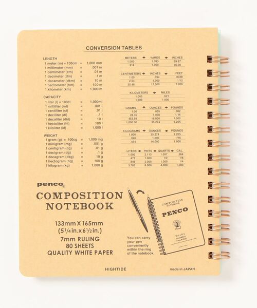 PENCO（ペンコ）の「penco ペンコ コイルノート M（手帳/メモ帳・レディース・ナチュラル/ホワイト/イエロー/オレンジ/ミント/ブルー・FREE）」の11枚目の写真