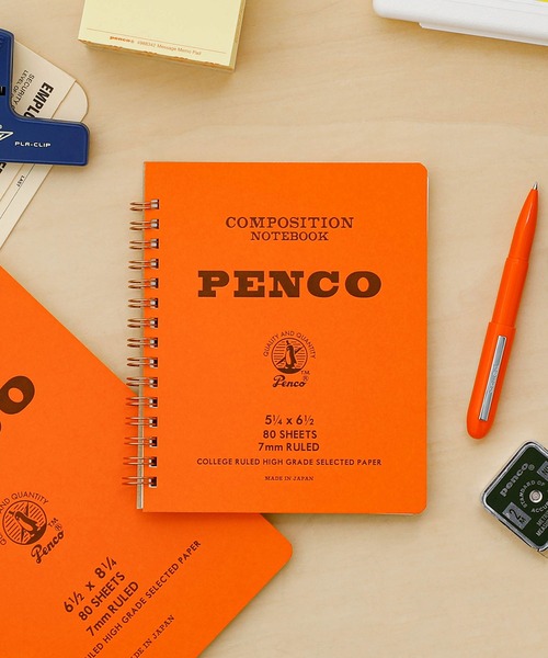 PENCO（ペンコ）の「penco ペンコ コイルノート M（手帳/メモ帳・レディース・ナチュラル/ホワイト/イエロー/オレンジ/ミント/ブルー・FREE）」の6枚目の写真