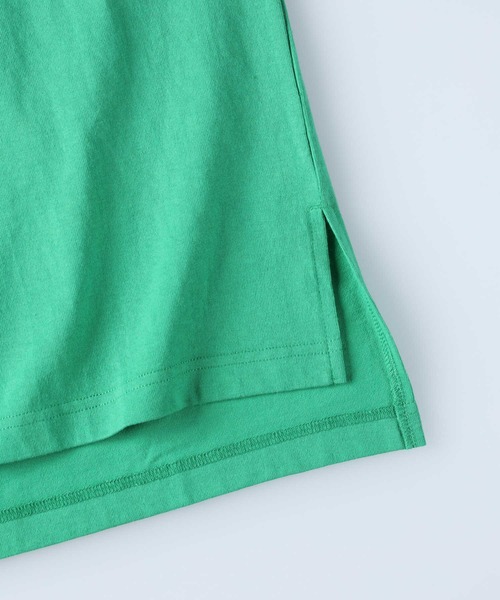 Right-on（ライトオン）の「【HONEYSUCKLE ROSE】スリットビッグロンＴ（Tシャツ/カットソー・レディース・グレー/ブラック/グリーン/オレンジ/ホワイト/ピンク・S/M/L）」の21枚目の写真