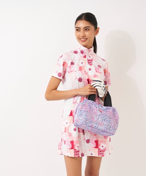 marie claire(マリ・クレール)の「marie claire/マリクレール ファスナー式 カートバッグ/マグネット付/ゴルフウェア/レディース(ハンドバッグ・レディース・ホワイト/ネイビー/ラベンダー・FREE)」の19枚目の写真