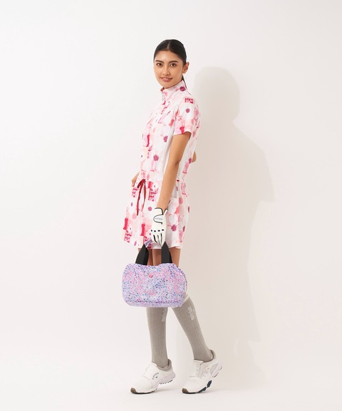 marie claire(マリ・クレール)の「marie claire/マリクレール ファスナー式 カートバッグ/マグネット付/ゴルフウェア/レディース(ハンドバッグ・レディース・ホワイト/ネイビー/ラベンダー・FREE)」の22枚目の写真